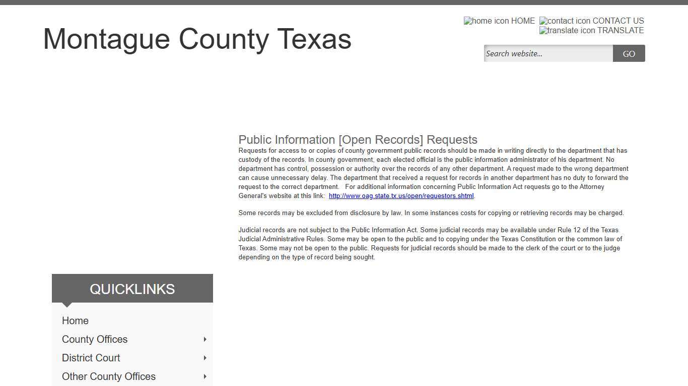 Montague County, Texas