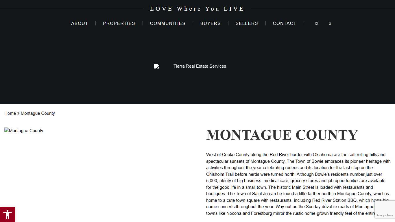 Montague County - Tierra Real Estate Services