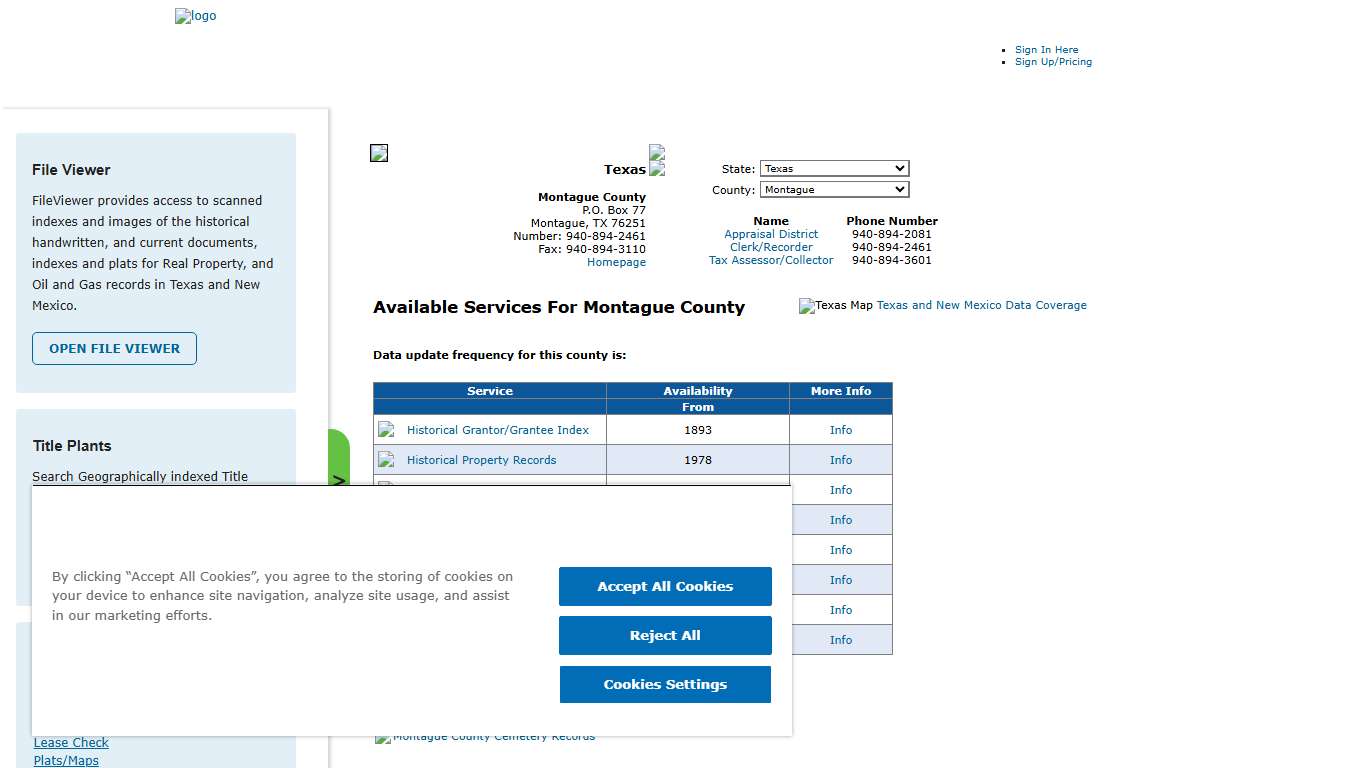Search Montague County Public Property Records Online CourthouseDirect.com